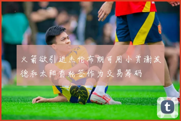 火箭欲引进杰伦布朗可用小贾谢泼德和太阳首轮签作为交易筹码